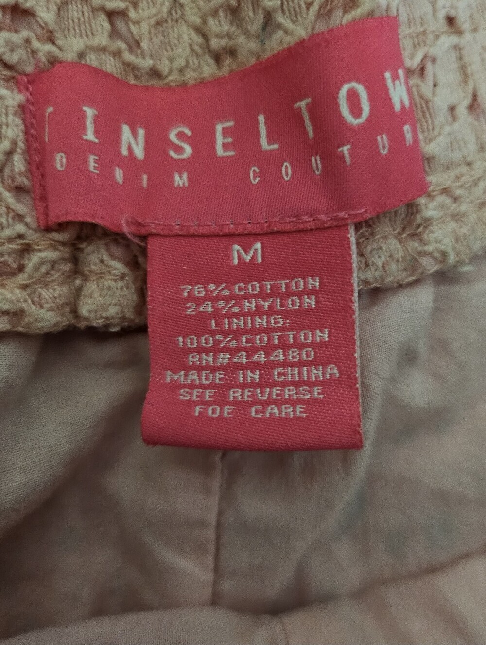 Tinseltown MD Pink Lace Flower Shorts - Picture 2 of 12